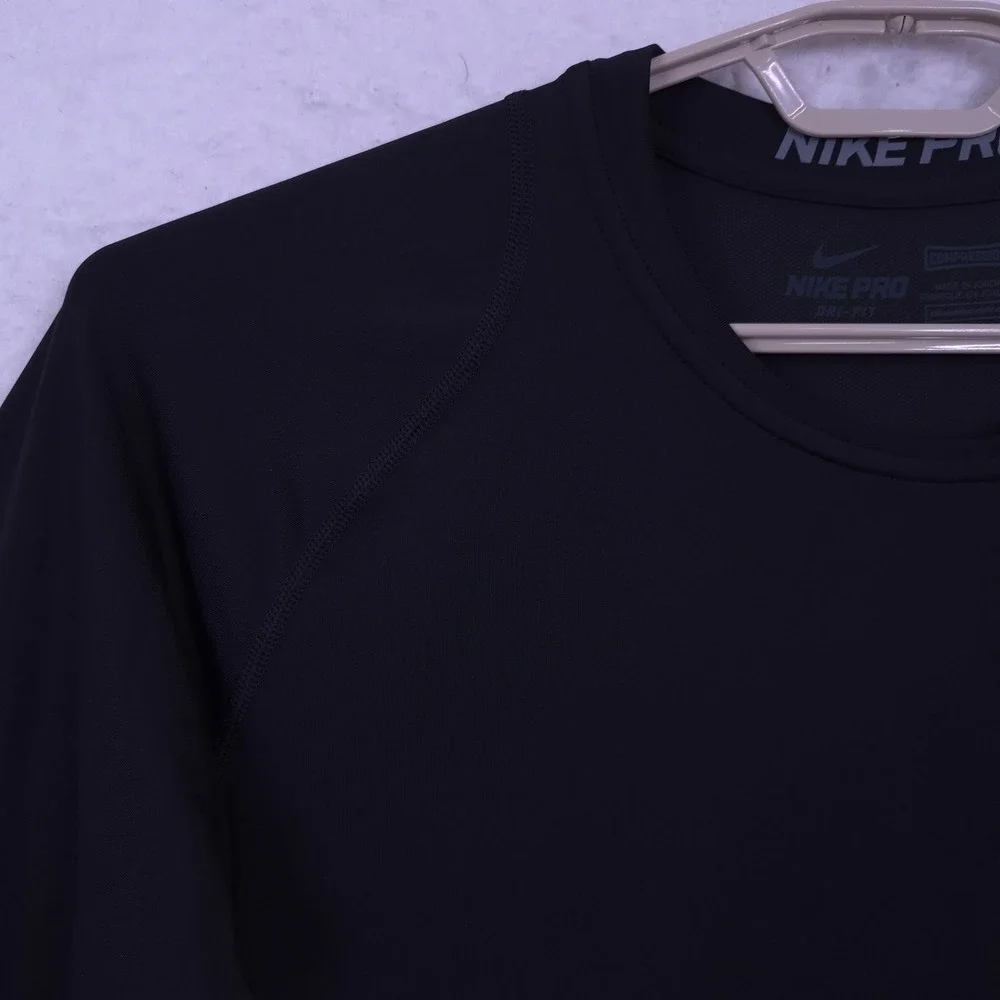 Nike Pro Dri-FIT Compression Shirt base layer 2XL Black Long Sleeve Performance